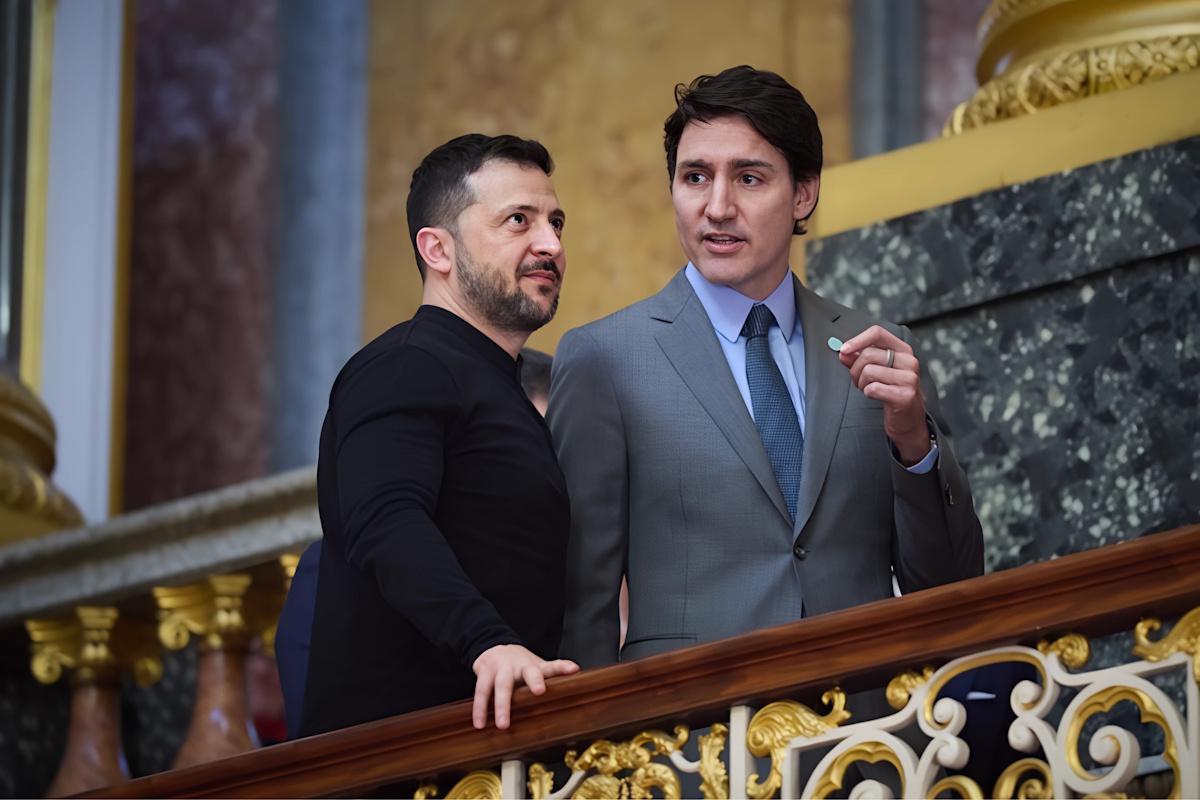 Trudeau praised Zelensky for his "clarity" during the debate with Trump.